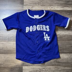 Los Angeles Dodgers Youth Jersey Size 4/5 Blue MLB Genuine Merchandise Toddler